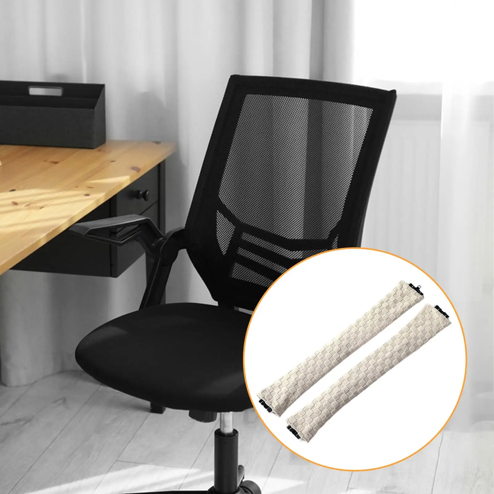 Housses de repose-bras Jacquard pratiques, protecteurs de repose-bras de chaise doux, faciles à nettoyer pour fauteuil inclinable ou bureau