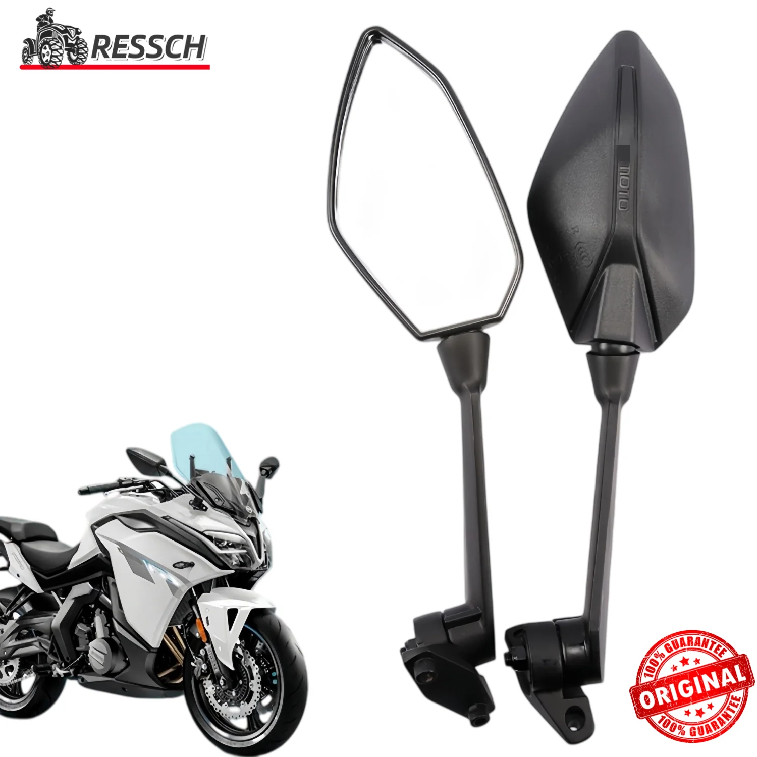 Original Motorcycle Rearview Mirror Genuine Side Mirror For CFMOTO CF MOTO  400GT  600GT 6NQ#-200300/200400-6001