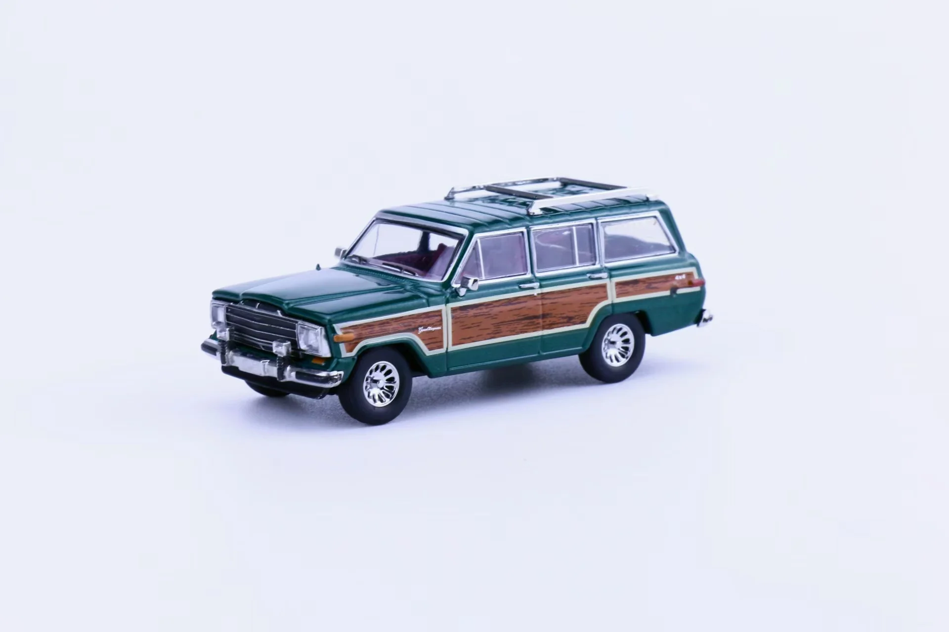 

Коллекция 596, модель 1:64 SUV Jeep Wagoneer Green, литой Сплав под давлением, модель автомобиля, украшение, подарок