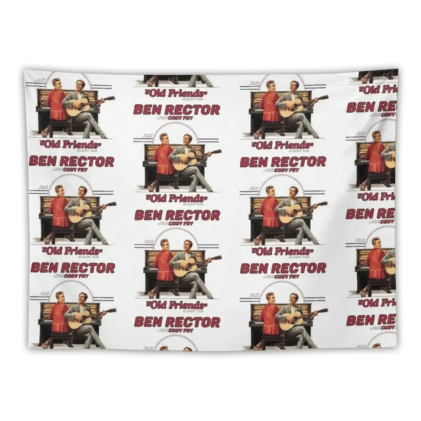 

BEN RECTOR CODY FRY - THE OLD FRIENDS TOUR 2020 Tapestry House Decoration Living Room Decoration Tapestry