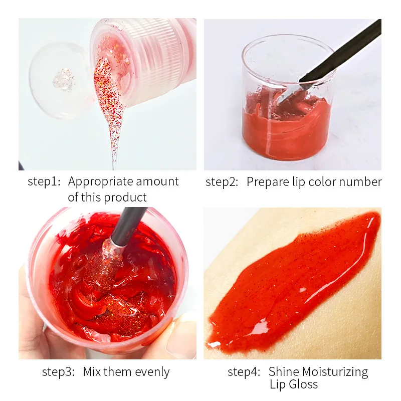 100ml Lip Gloss Base Oil for DIY Lip Gloss Making Raw Material Gel Handmade Lipgloss Base Lipstick