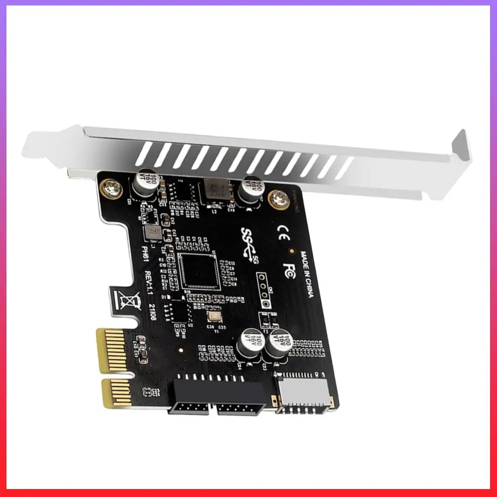 

Компьютерная карта расширения PCI-E на USB 3.0 TYPE-E, 19-контактный концентратор PCI-E на USB 3.0, карта расширения-сплиттер
