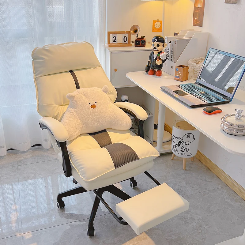 ZL Home Computer Chair Writing Armchair Leisure Office Lifting Seat