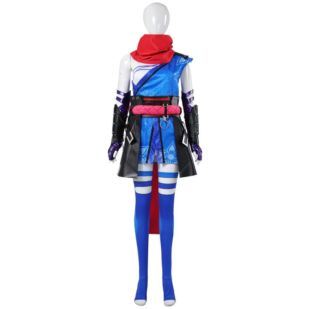 

MR Rivals Psylocke Cosplay Sai サイ Default Costume Wig Game Clothes Uniform Halloween Sexy Cosplay Party Women Suit