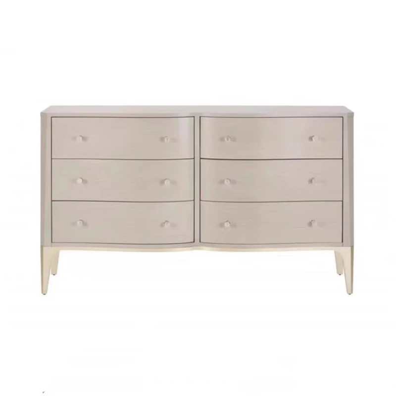

American light luxury French modern porch six chest bedroom bedside cabinet