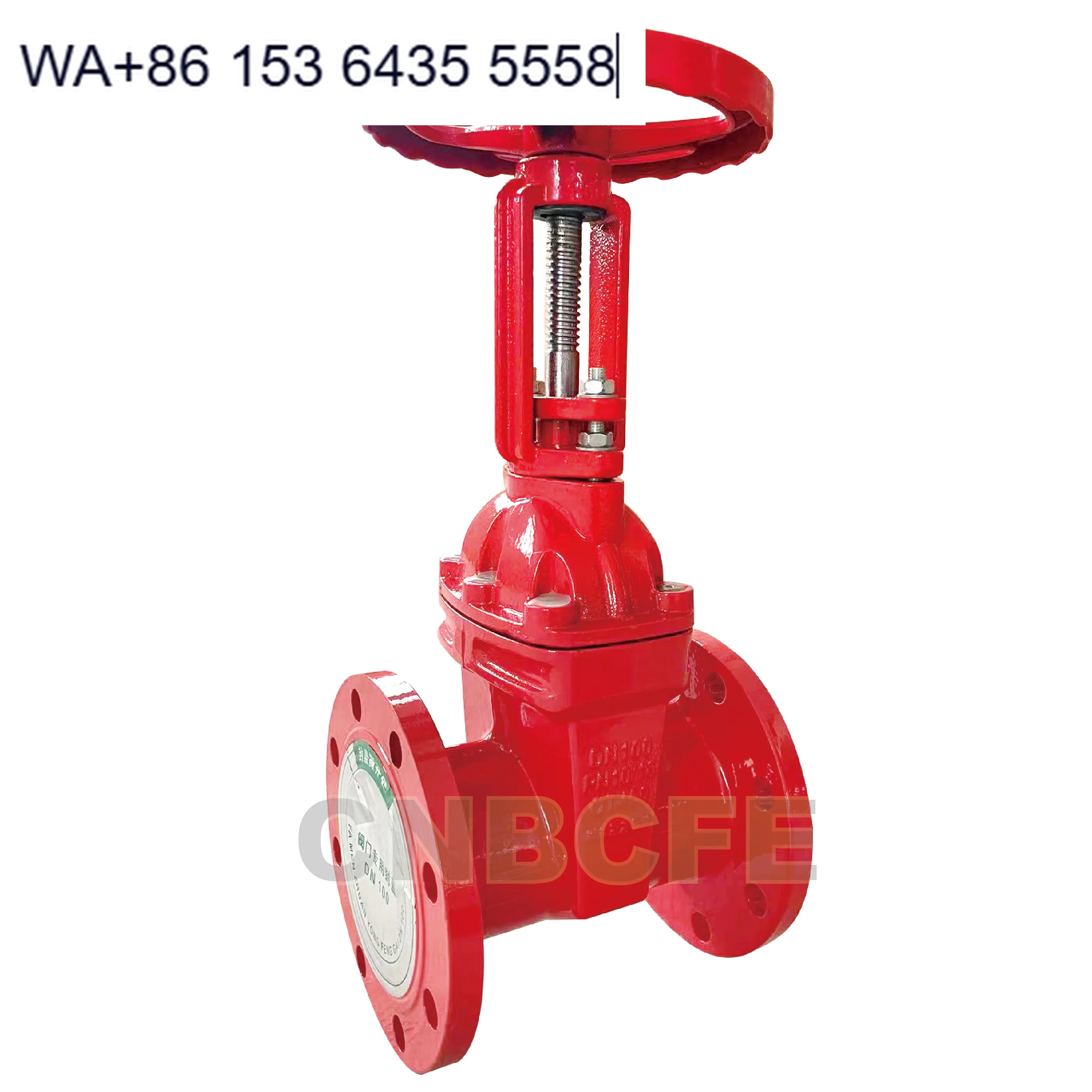 CNBCFE Fire Protection OS&Y Gate Valve Flange End PN16 Cast Iron Fire Gate Valve for Fire Fighting System