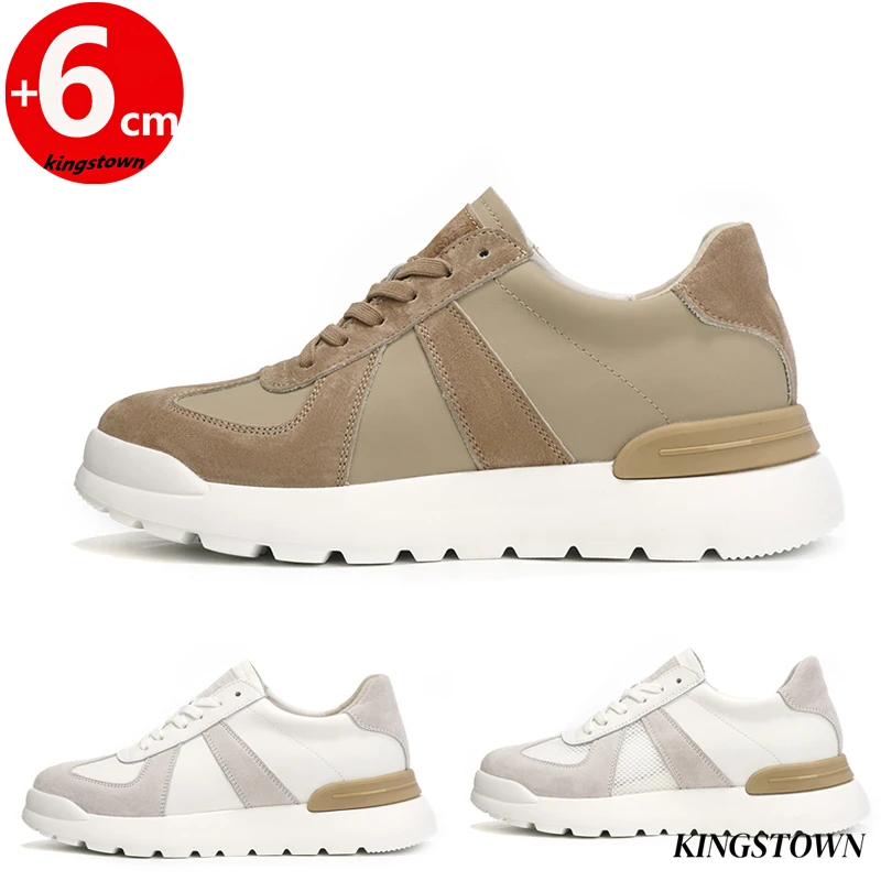 

Кроссовки на массивном каблуке, лифт, 6 см, увеличивающая рост, спортивная обувь для отдыха, большие размеры 36-44, для мужчин и женщин