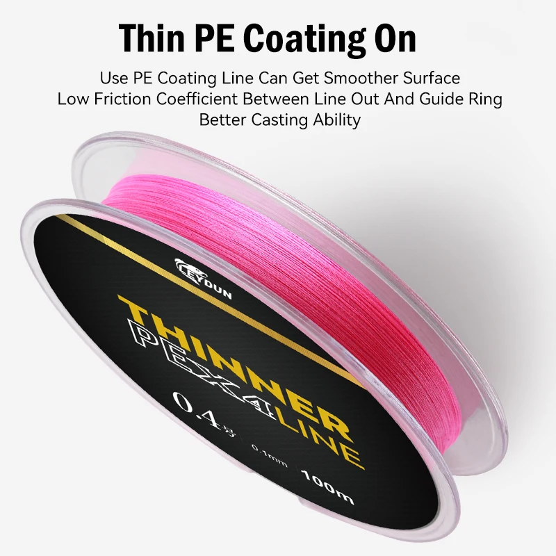 LEYDUN مايكرو ثينر خطوط الصيد 100 متر 150 متر MT8 4 السواحل مضفر بولي ايثيلين اليابان حيدة خيط صنارة الصيد مجموعة الكارب يطير الصيد سلك