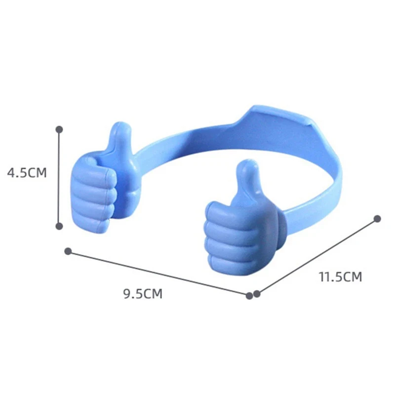 Thumbs-up Cellphone Holder Clip Plastic Universal Desk Holder Mobile Phone Tablets Lazy Bracket For iPhone Samsung Huawei Xiaomi