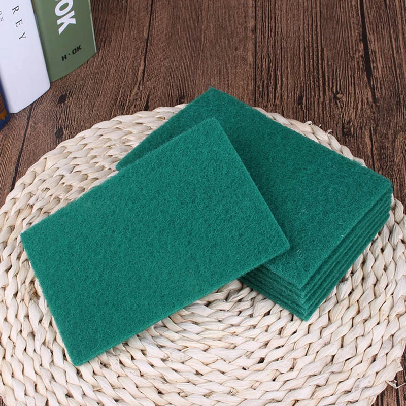 Kitchen Cleaning Dishwashing Cloth Green Fiber Household Dishwashing Cloth Dishwashing Brush King