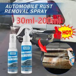 Ferro rimozione ruggine Spray rimozione ruggine 500ml liquido di lunga durata neutro forniture per la manutenzione dell'auto con asciugamano per metallo automobilistico