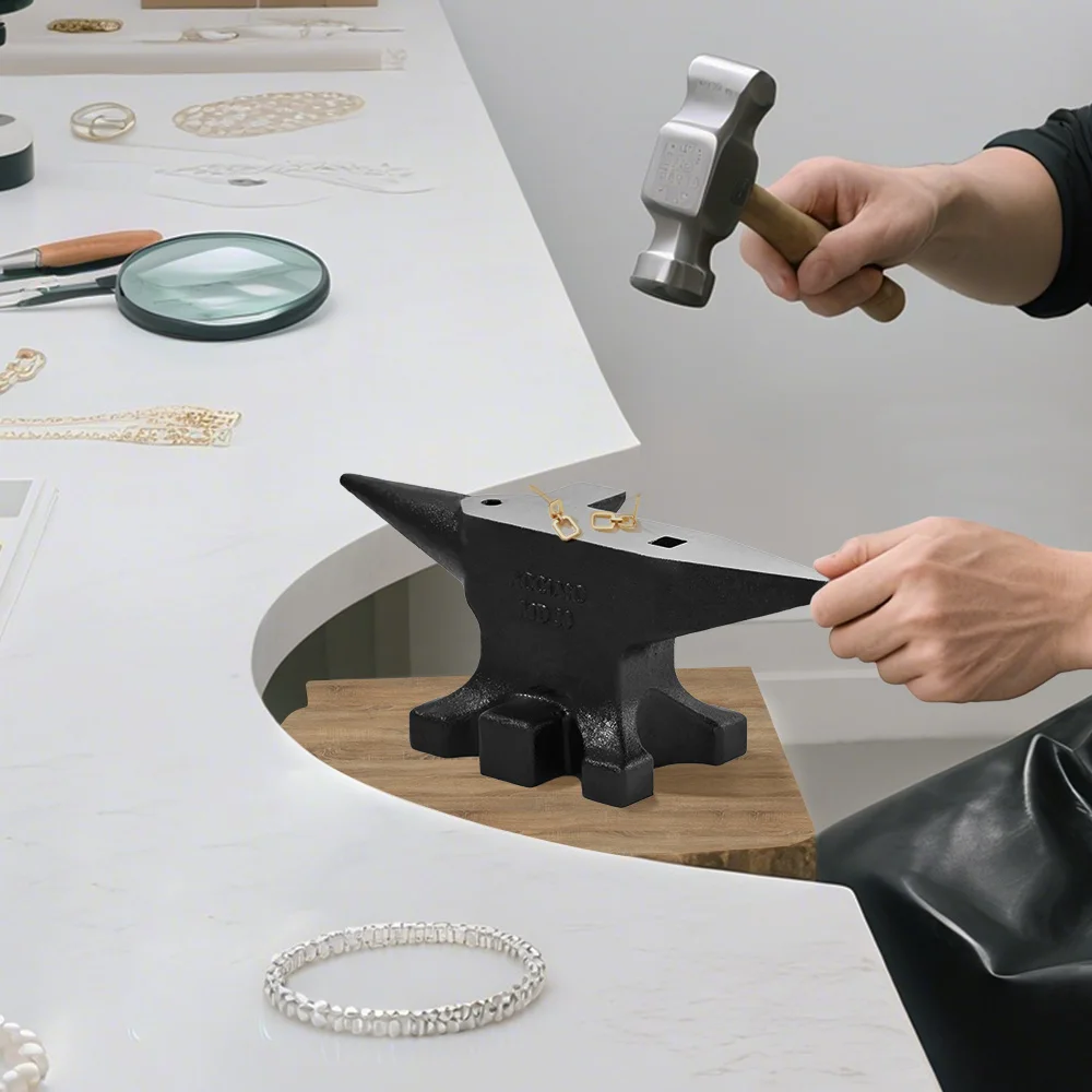 

Многоугольная наковальня, наковальня из литой стали 30 фунтов, 55 HRC, инструменты и оборудование для ковки коваль, прочная многоугольная наковальня для ювелира