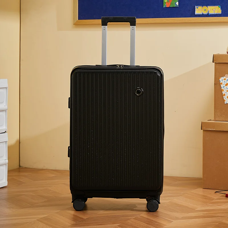 Maleta de equipaje de Material ABS elegante de gran capacidad con ruedas bolsa de viaje maleta de viaje de 20 pulgadas y 24 pulgadas portaequipajes