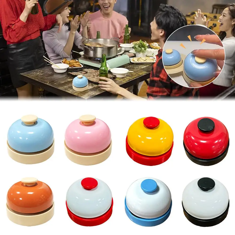 Handgepresste Glocke Spielzeug Hand Klatschen Glocke Reaktion Training Spiel Reaktion Glocke Esstisch Glocke Drücker Brettspiel Spielzeug Zubehör – Detail 5