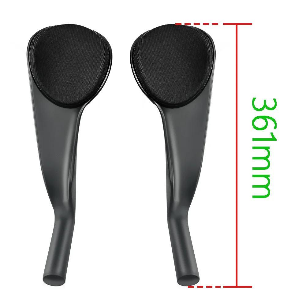 BALUGOE Carbon Fietssteun TT Stuur Fietshandvat Verlenging, Triathlon Tijdrit, Fietsonderdelen Interne bedrading - afbeelding 1