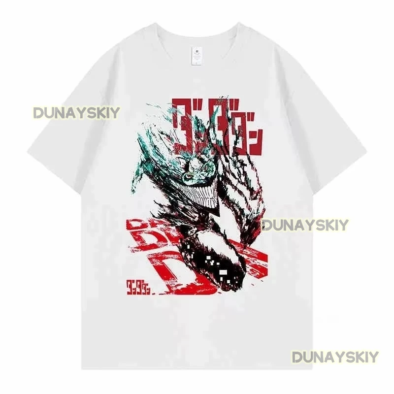 Anime Dan Da Dan T Shirt Oversized Dandadan T-shirts Streetwear Retro Manga Ayase Momo Takakura Ken Tops Tees Customized