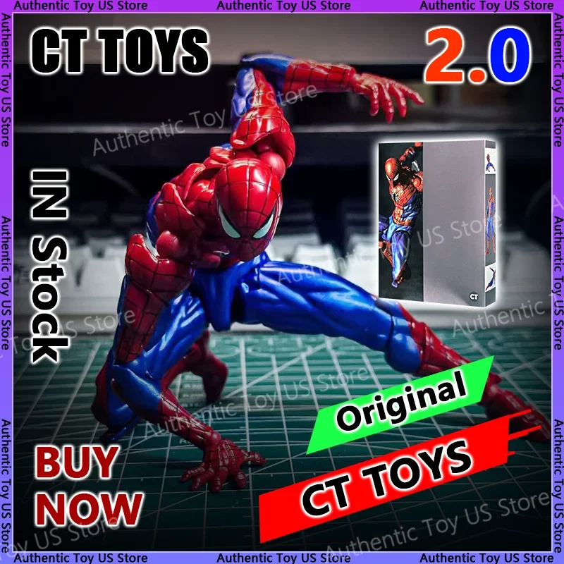 Figura Original Ct Toys Spiderman 2.0, Incrível Figura de Ação Yamaguchi Spider-Man, Agente Venom Mafex, Brinquedos Personalizados