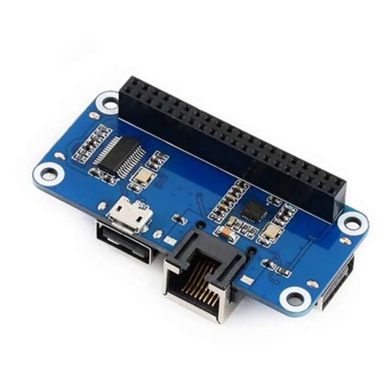 Raspberry Pi Zero W USB Hub Hat with RJ45 Ethernet Port for RPI zeroW/WH /2B/3B/3B /4B