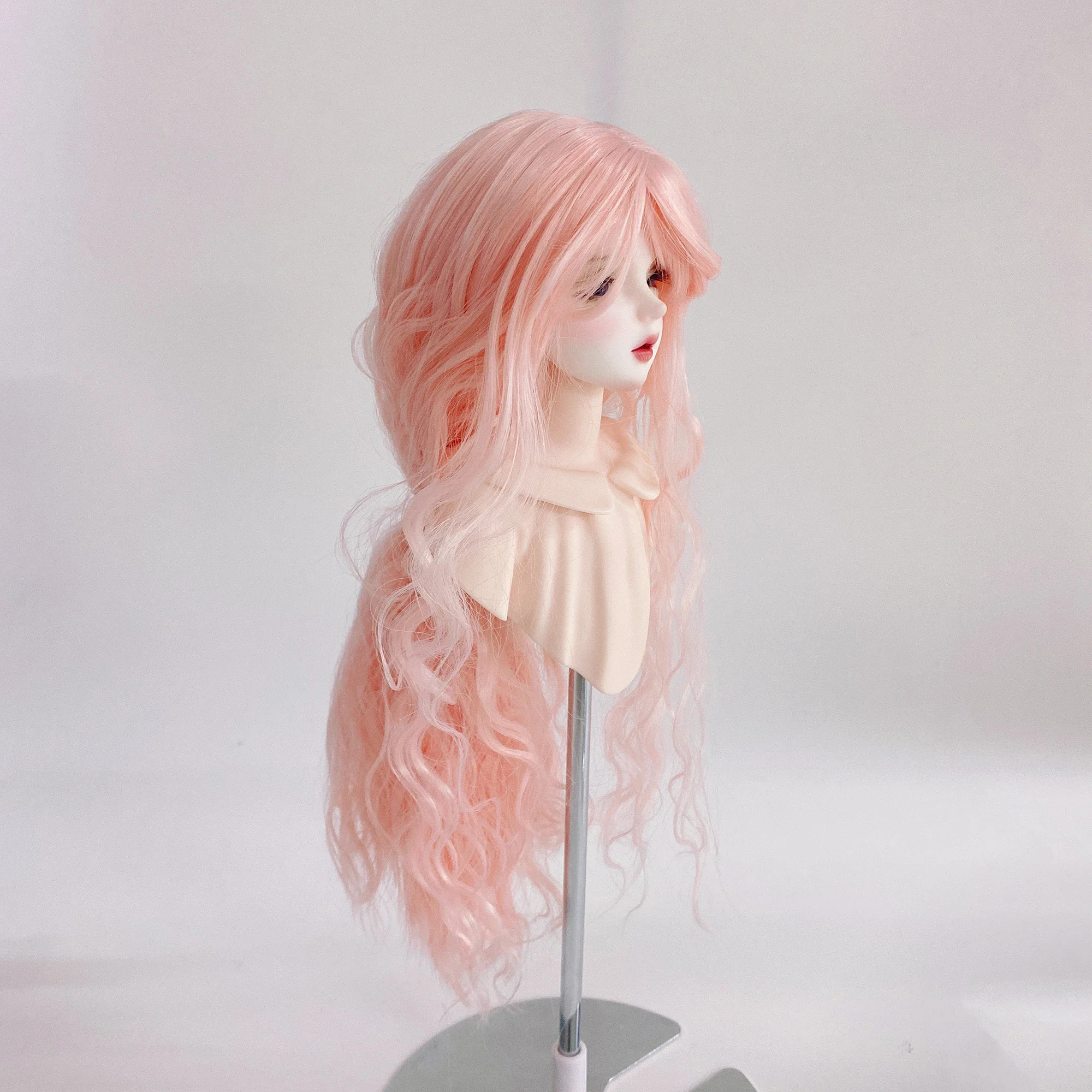 

1/3 1/4 1/6 Doll's Wig for Bjd Doll Silver Gray Fake Hair Girl Toys Diy Dress Up Fashion Doll Accessories