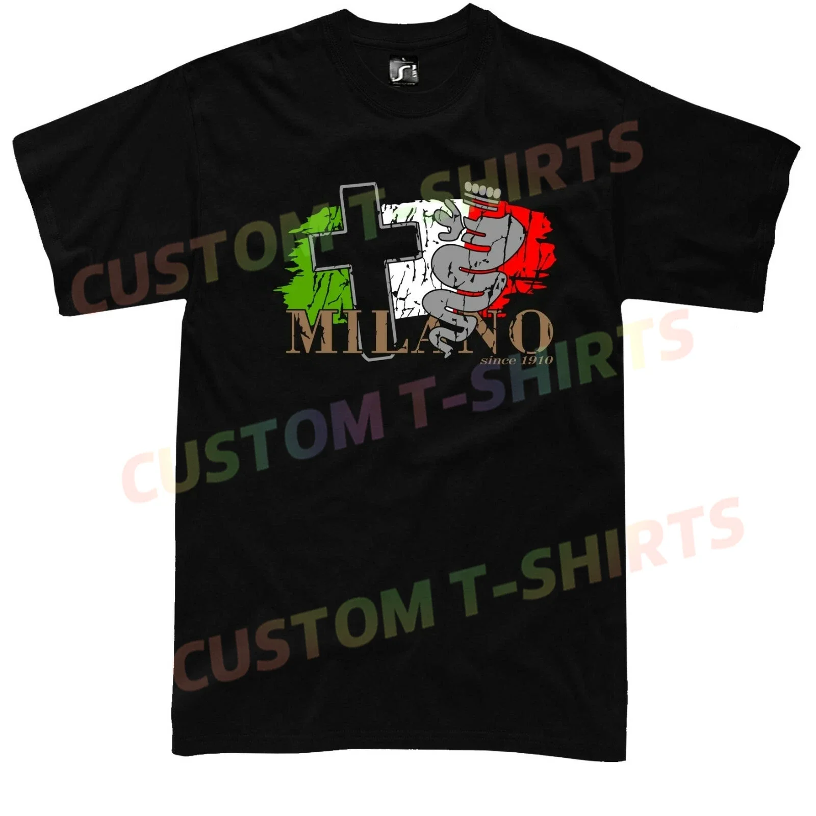 

2025 Men T Shirt Casual Curva Sud Milan T-shirt Graphic Summer Short Sleeves 100% Cotton S-3XL
