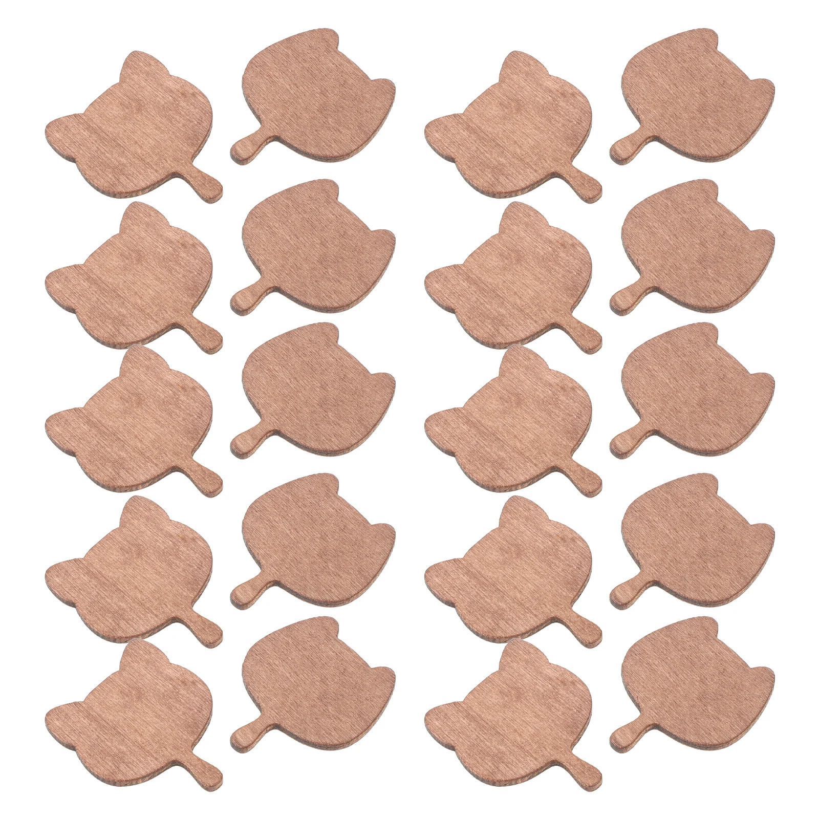 20 Pcs Mini Furniture Set Trays for Decor Dollhouse Food Accessories Decoration Kitchen Model Small Object Micro Scene