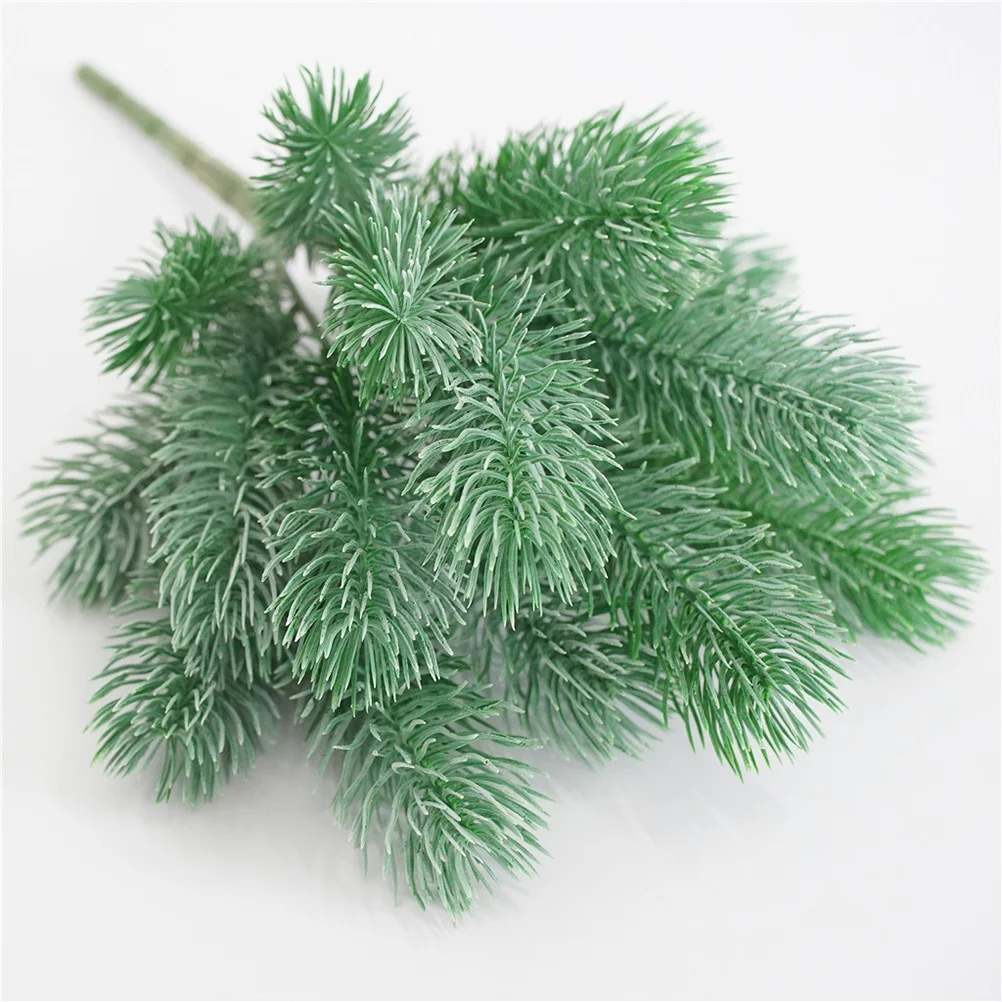 

4 Pcs Christmas Tree Filler Decorations Fake Pine Holiday Pick Artificial Branches Garland Cedar Picks Needles