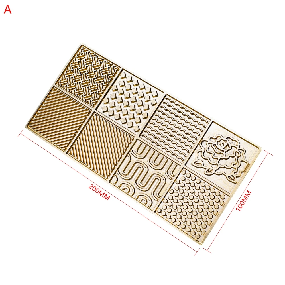 Copper Ice Design Stamping Plate Ice Cube Stamper Cocktails LOGO Making Bar Ice Printing Bartender Whiskey Pressing Tray Mold