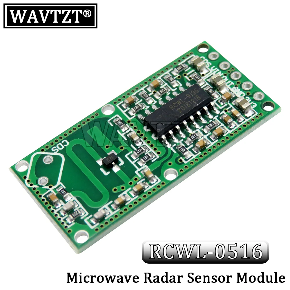 Motion Radar Sensor HW-MS03 2.4GHz to 5.8GHz Human Body Induction Switch RCWL-0516 Microwave Radar Sensor Module for Arduino Diy