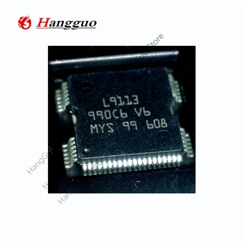 10Pcs/Lot Brand new and original  L9113 QFP64 Automotive computer board power supply fueinjection integrated chip Module IC Chip