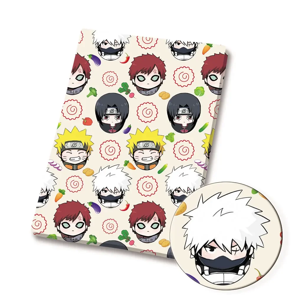 Naruto Anime periferiche tessuto 140*50 cm cucito fai da te patchwork quilting vestito da bambino tessuto stampato tessuto cucito bambini