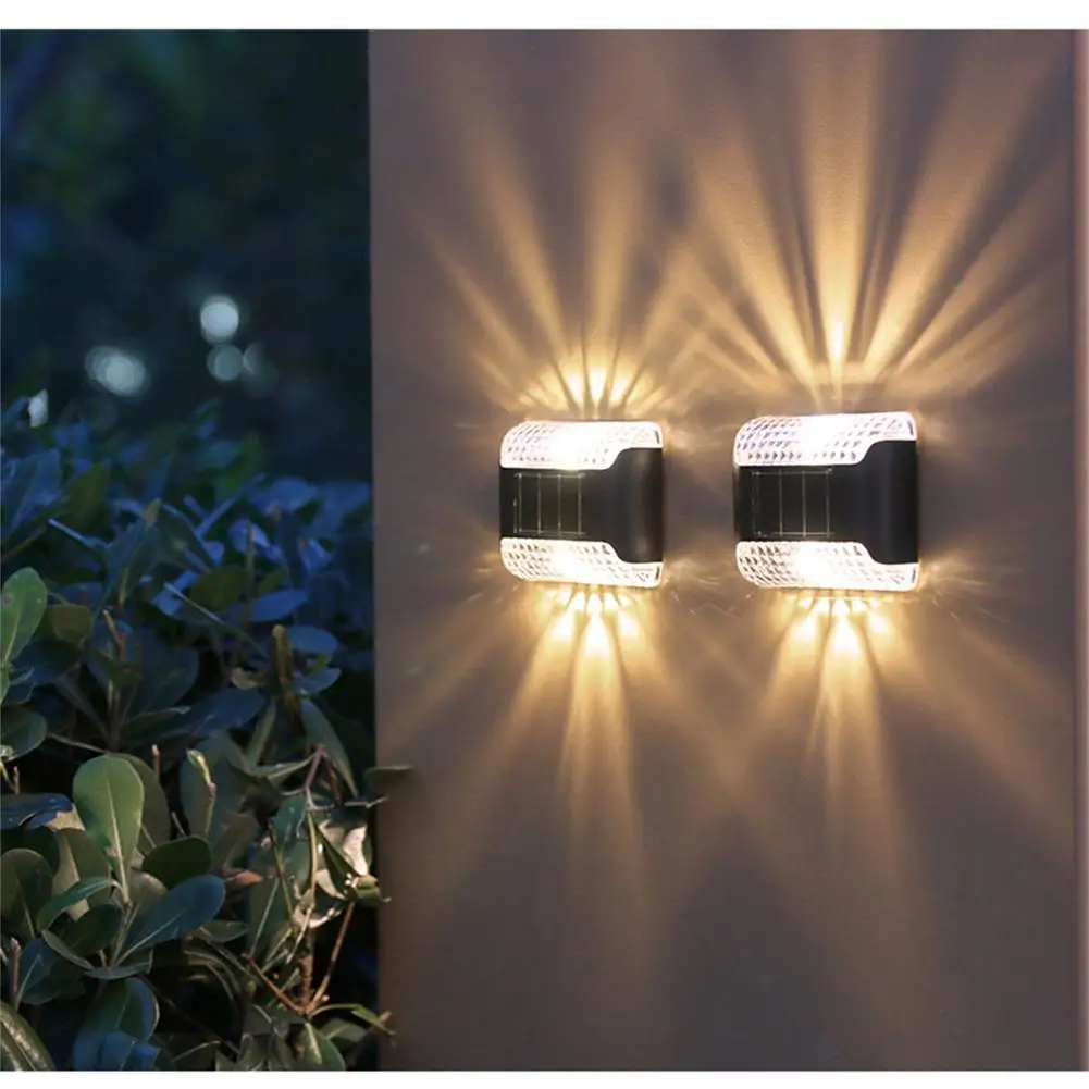 Led Zonne-Wandlamp Tuin Decor Licht Buiten Op En Neer Lichtgevende Verlichting Waterdichte Straatverlichting Voor Tuin Balkon