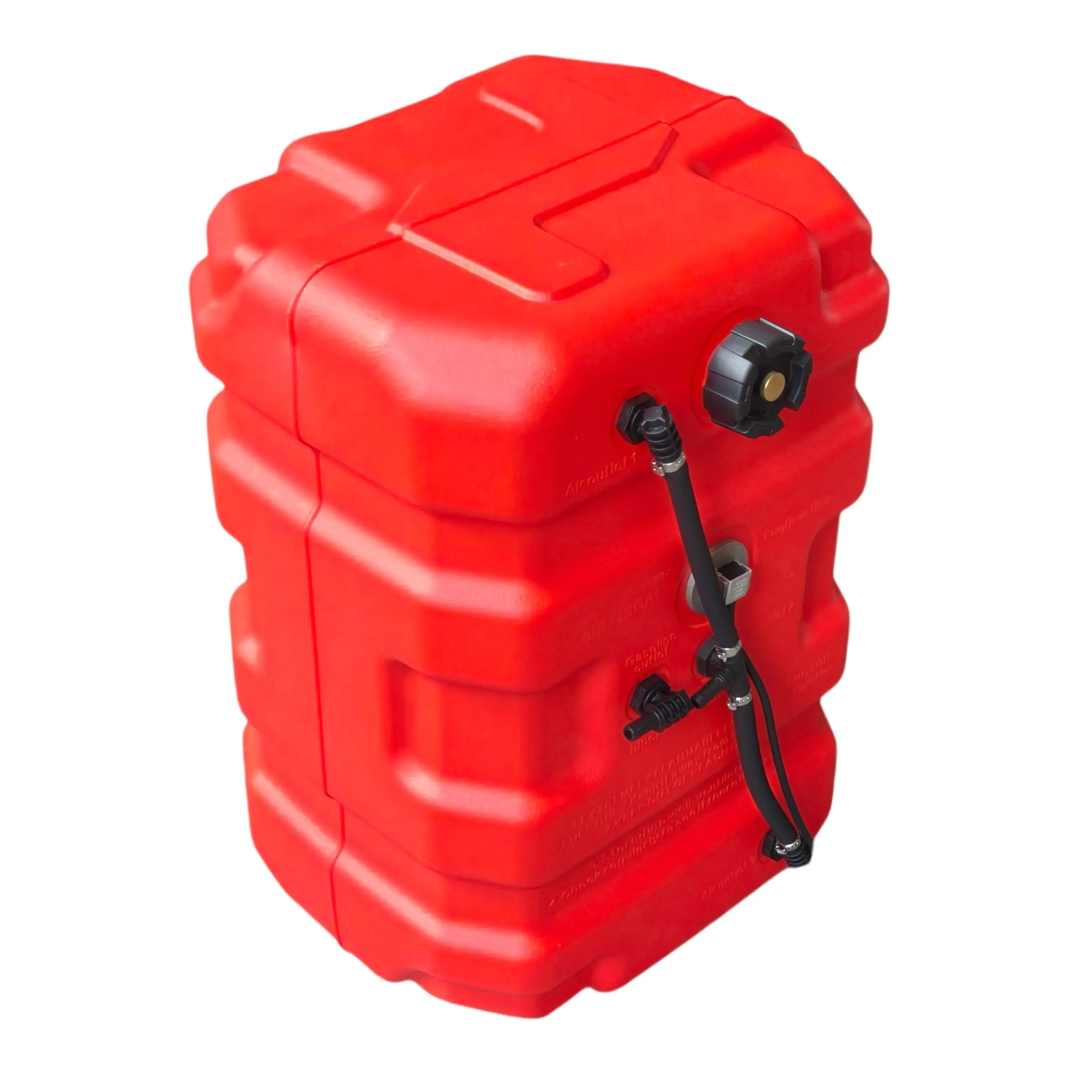 

Герметичный 60-литровый контейнер из HDPE красного цвета с датчиком для топливного бака подвесного мотора