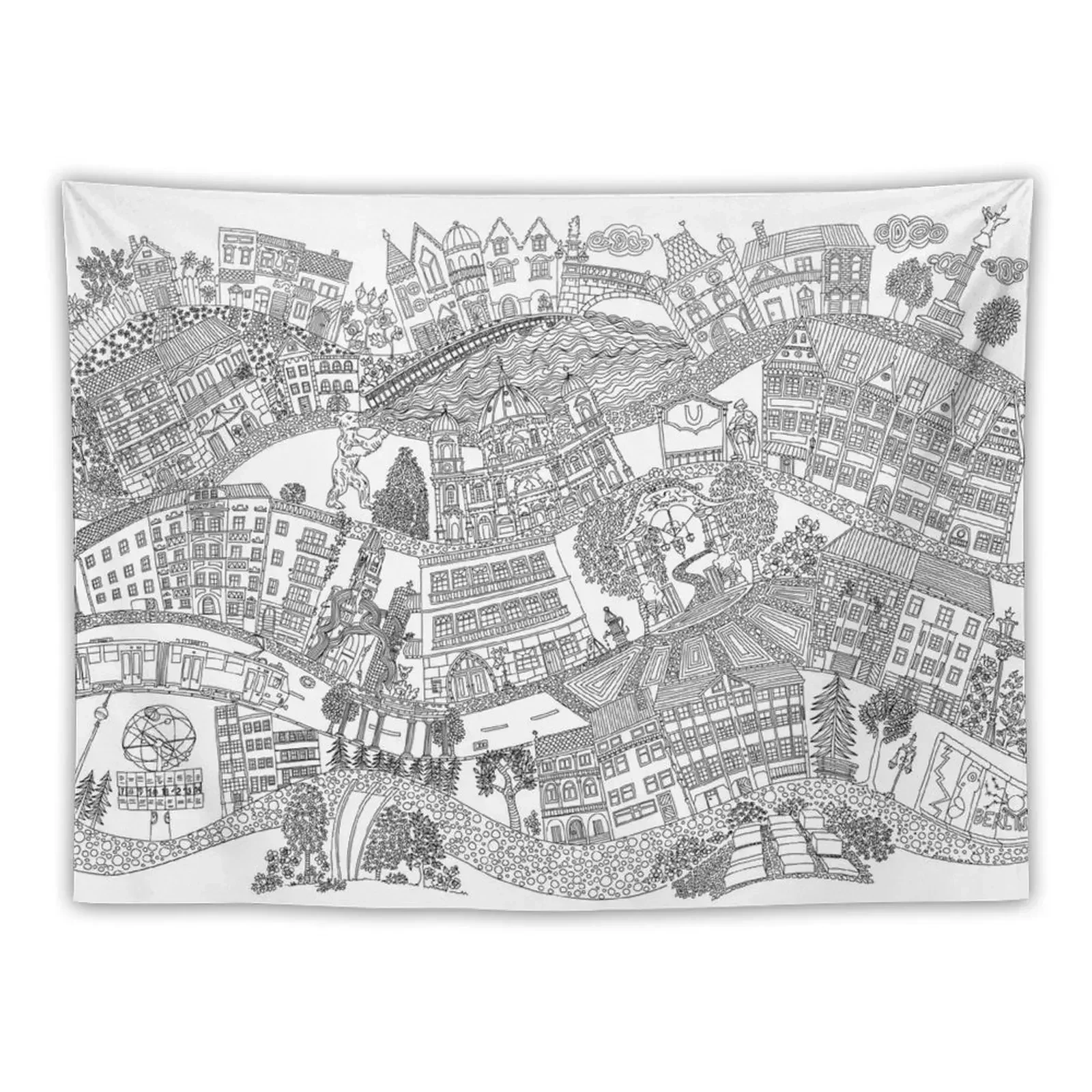 

Berlin Tapestry Wall Decorations Home Decorations Tapestry