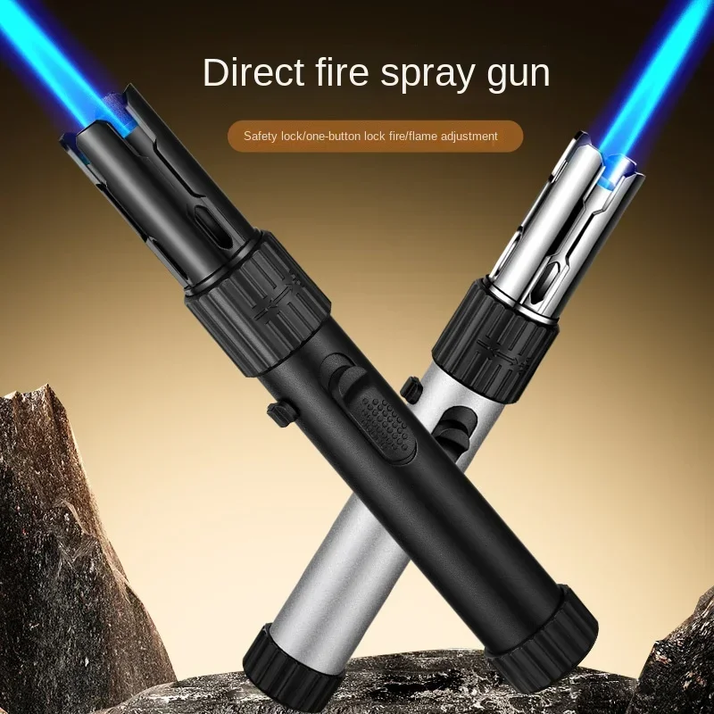 Planet Lightsaber Butane Gas Lighter 360° Use Metal Outdoor Windproof Turbine Torch Jet Lighter Gun BBQ Welding Cigar Tool