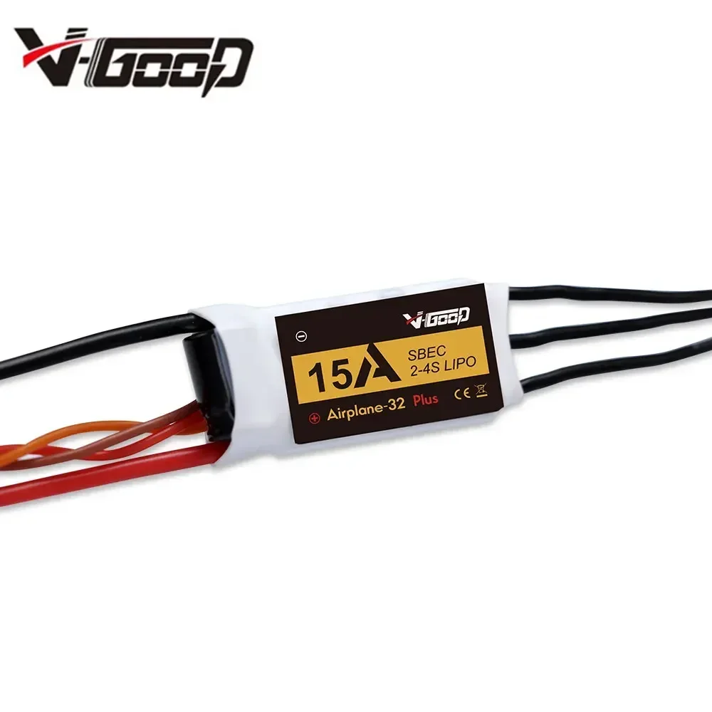 VGOOD Brushless ESC 6A /12A/20A/30/40A/60A/80A/100A /120A 2S 32-Bit With 1.5A SBEC for Fixed Wing RC Airplane Spare Part