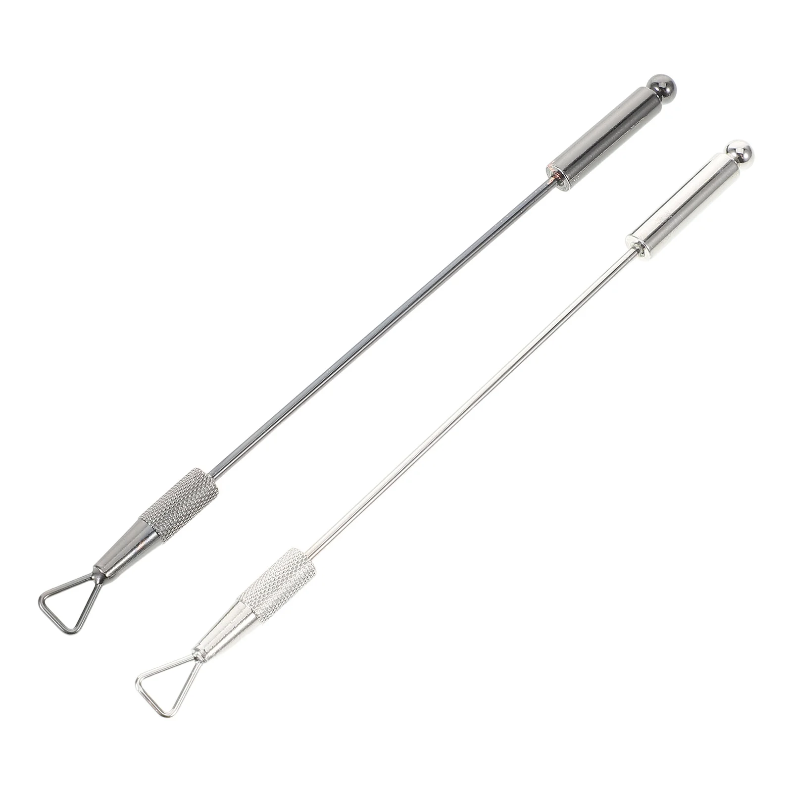 2 قطعة أداة إزالة هلام الأظافر المعدنية مثلث انتهازي للبشرة البولندية مقشرة دائم الصلب Diy بها بنفسك مانيكير صالون المنزل استخدام مسمار الفن #5