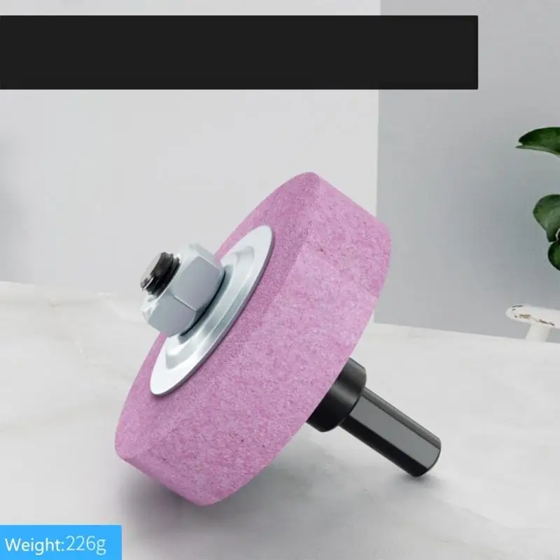 أداة مبراة لقم المثقاب عالميًا، عجلة طحن مدمجة للاستخدام المنزلي مع تصميم التثبيت السريع للاستخدام المنزلي