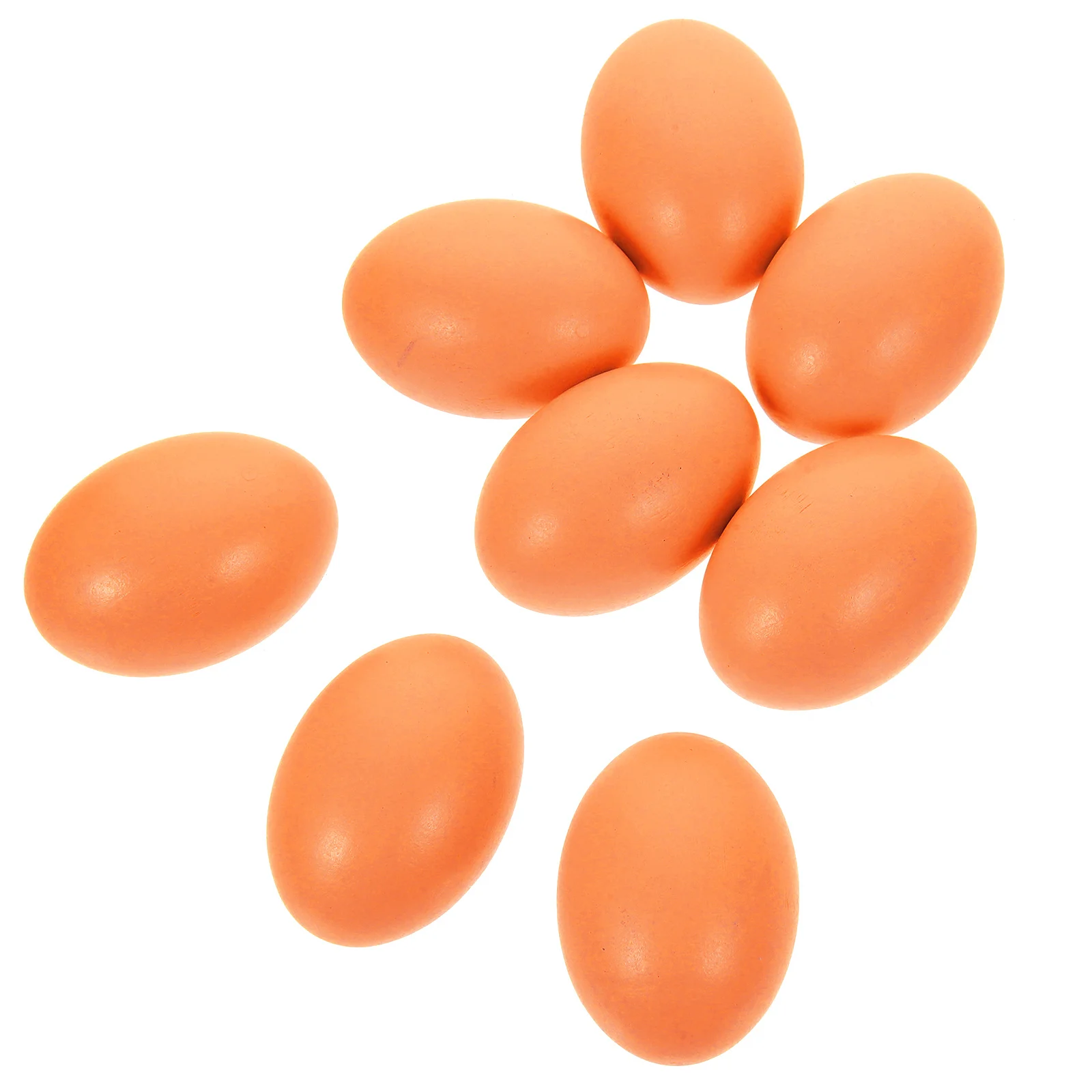 

8Pcs Wooden Eggs for Crafts DIY Wood Egg Kit Smooth Blank Surface Ideal for Coloring Painting Easter Decor Home Decoration