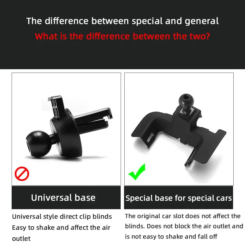 Car Bracket Base For Volvo XC60 S90 V90 XC40 S60 V60 V90 XC90 Buckle Base Fixed Phone Special Holder Automobile Auto Accessories