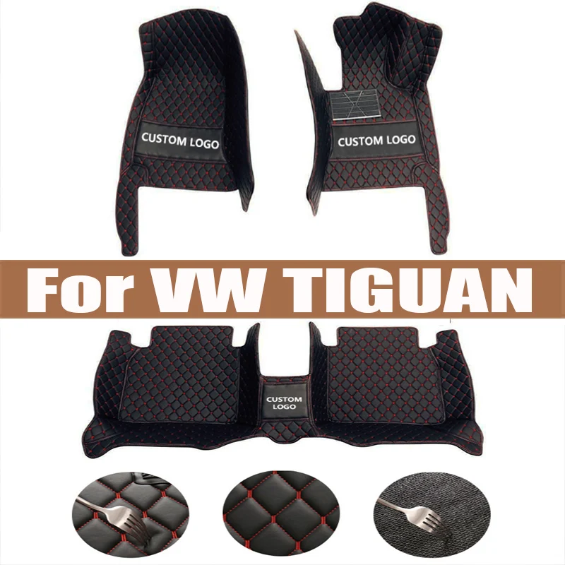 

Car floor mats for VW TIGUAN 2009 2010 2011 2012 2013 2014 2015 2016 Custom auto foot Pads automobile carpet cover