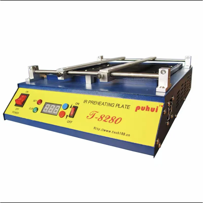 T8280 PCB Preheater IR Preheating Plate T-8280 IR-Preheating Oven 0-450degree Celsius Solder Repair