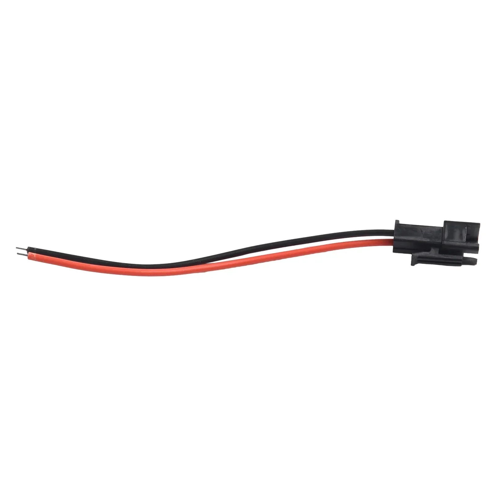 Male / Female Connected 2.54mm Cable Connector Plug Head Red/ Black 2-Pin 2P Wires PVC 10cm 10pcs Professional