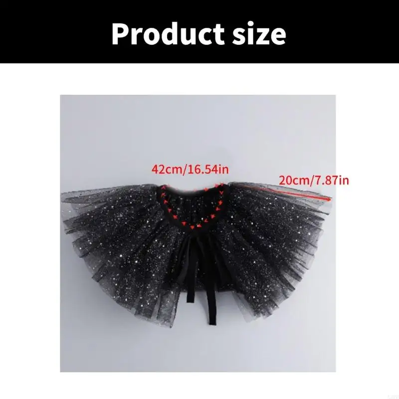 A3PB CourtStyle Collar Tulle Puff Collar Corban