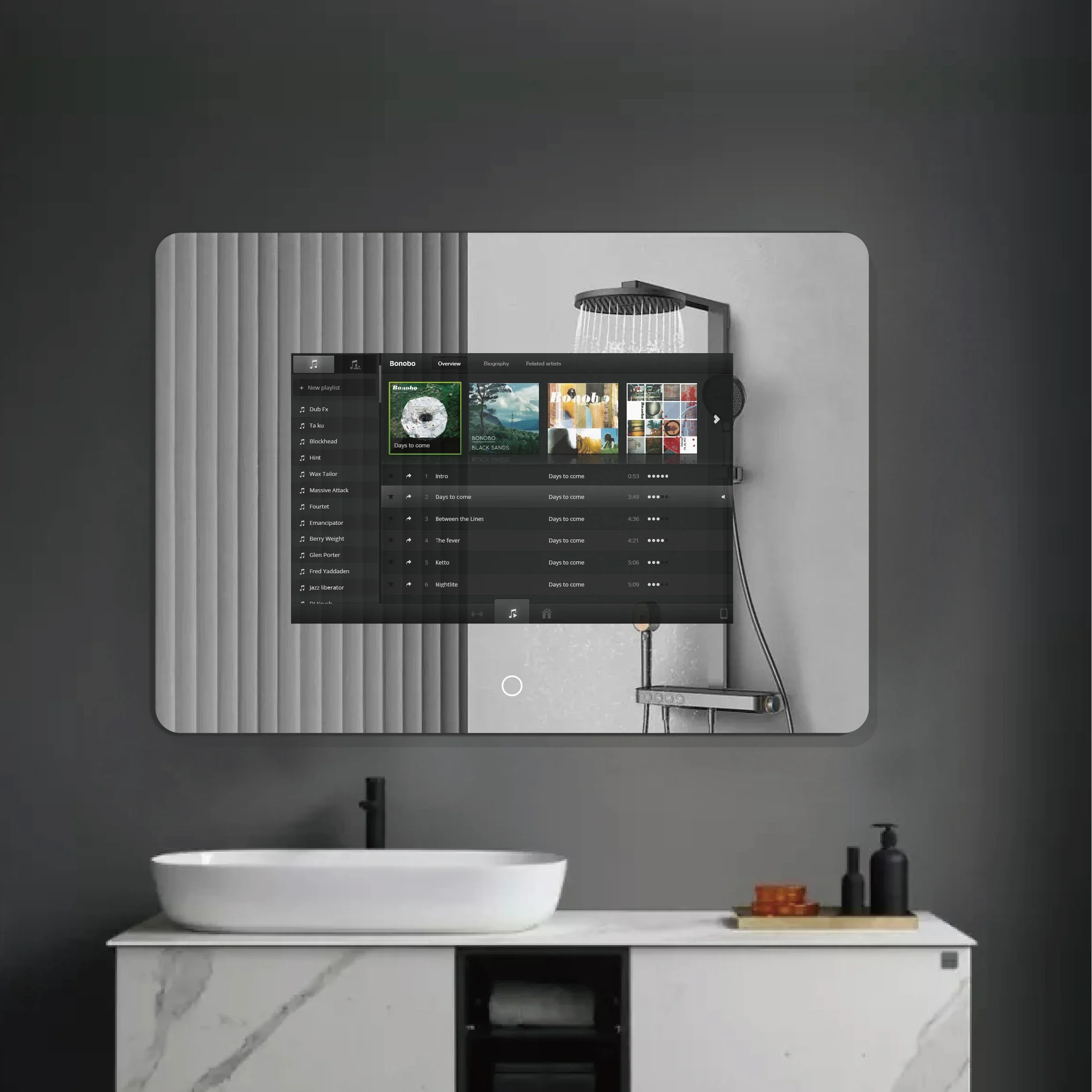 New Design Android Wifi Makeup Smart Mirror Magic Bathroom Tv Touch Screen