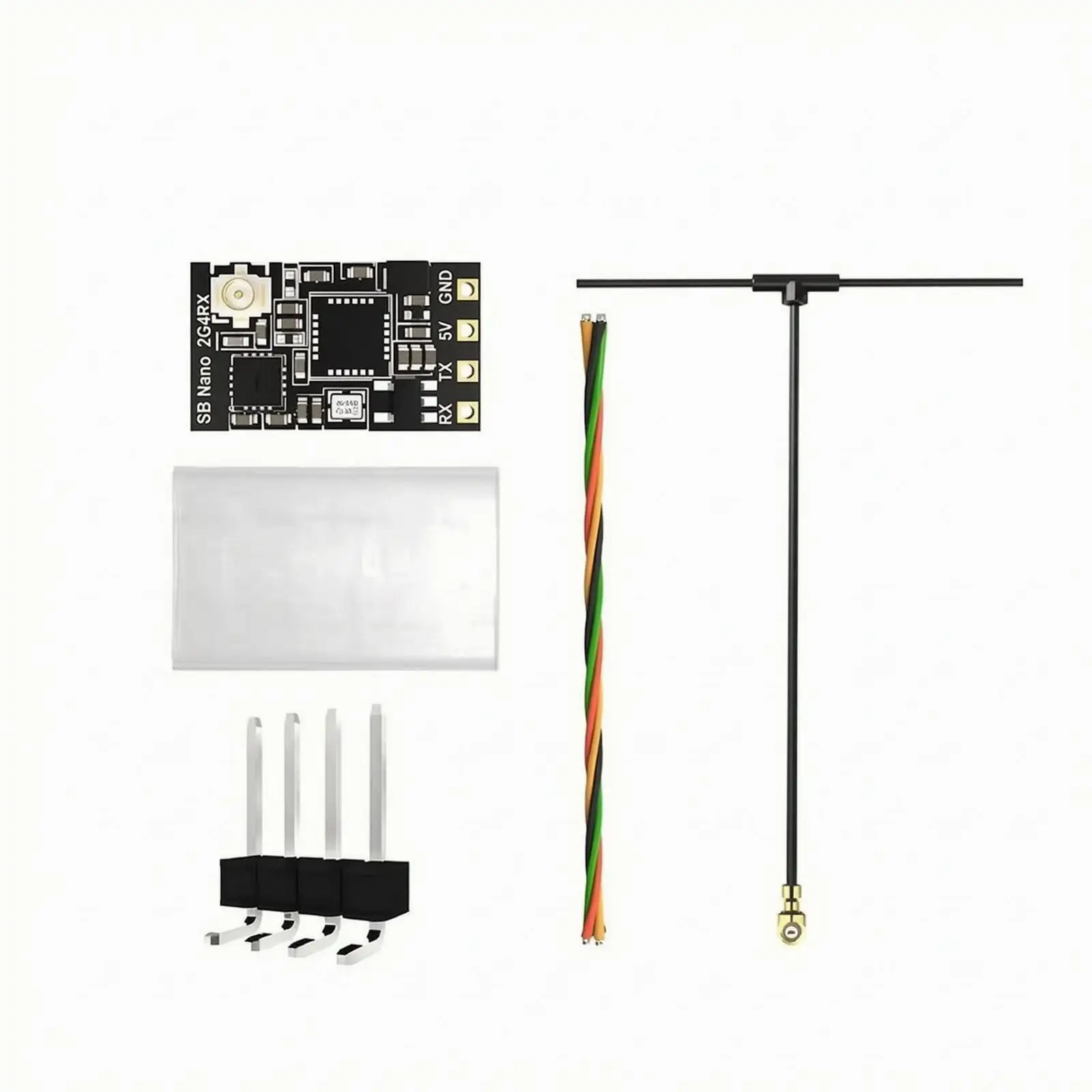 2.4 GHz ELRS FPV RX Module Compact ELRS 2.4GHz RX Lightweight for Radiosteered Aircraft