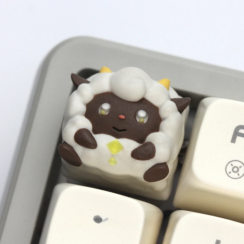 

Palworld Keycap Set Cute Pet Anime Keycap Original Resin Keyboard Cap Custom Artisan KeyCap for Mechanical Keyboard Gamer Gift