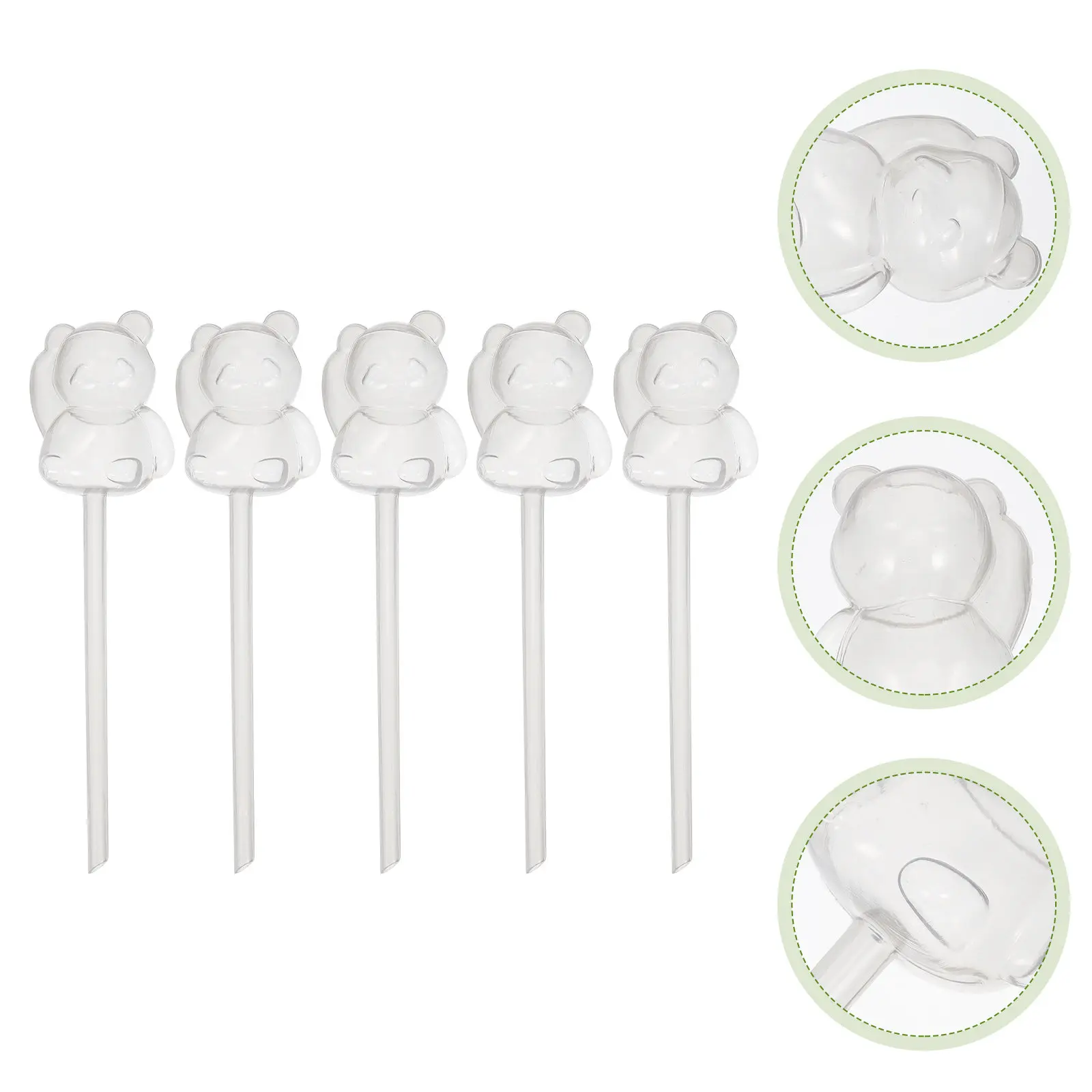 5Pcs Automatic Watering Device Plastic Self-Watering Bulbs for Houseplants Patio Plants Garden Irrigation Tool