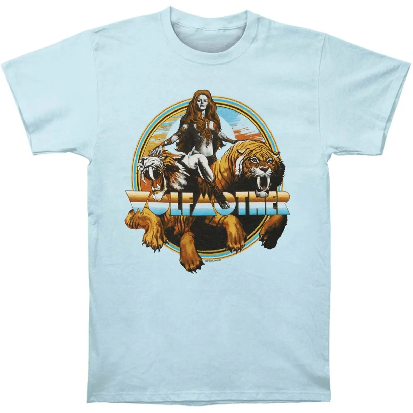 Лидер продаж, Wolfmother, новинка 2023, редкая футболка S 235XL 2D1693 с длинным или коротким рукавом