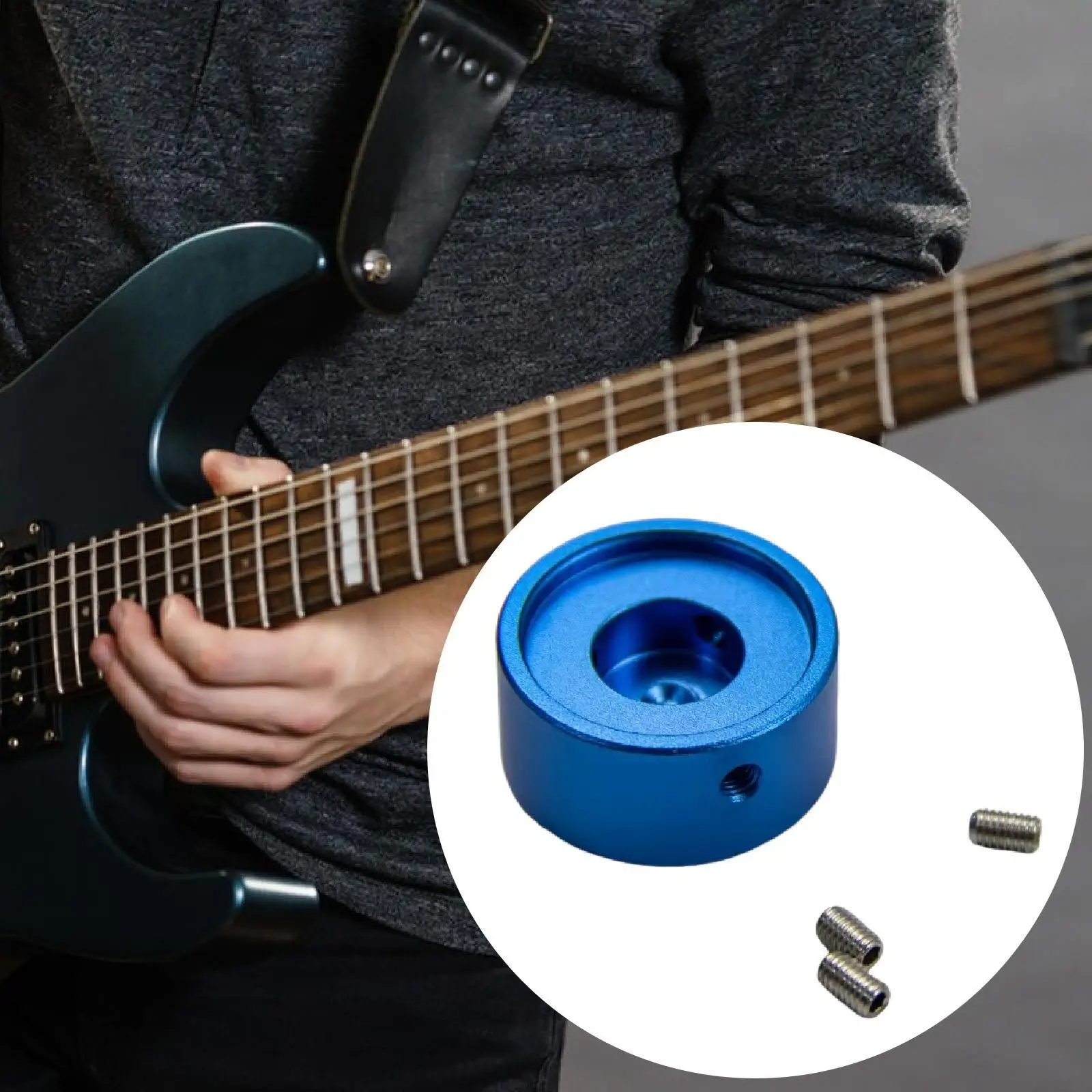 Guitar Pedal Topper Button Cap Easy Install Aluminum Alloy Foot Switch Protector for Expression Pedal