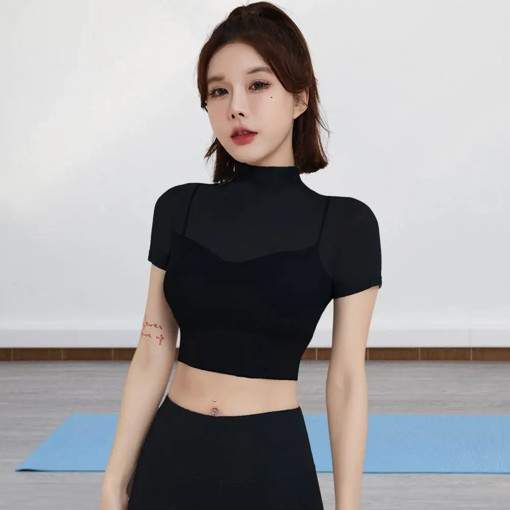 

Women Yoga Top Sports Fitness Yoga Top Women's Quick-drying Yoga Top with Breathable Fabric for Pilates Jogging Gym for Summer